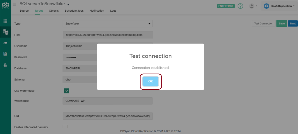 sql server replication to snowflake