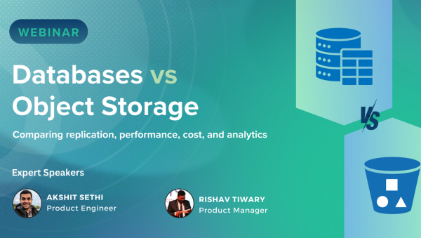 database vs object storage webinar