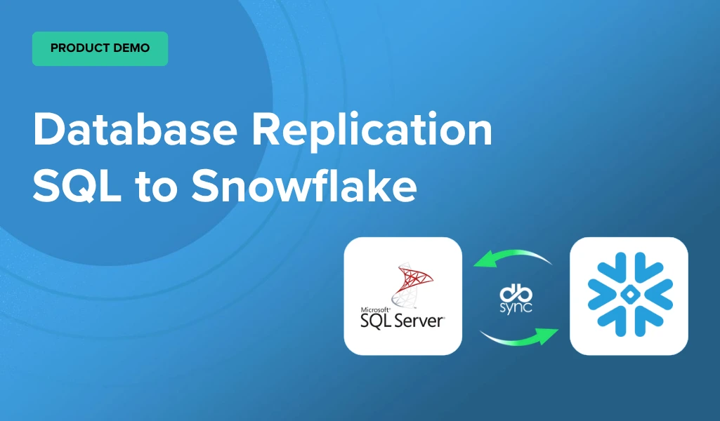 Data Replication SQL to Snowflake